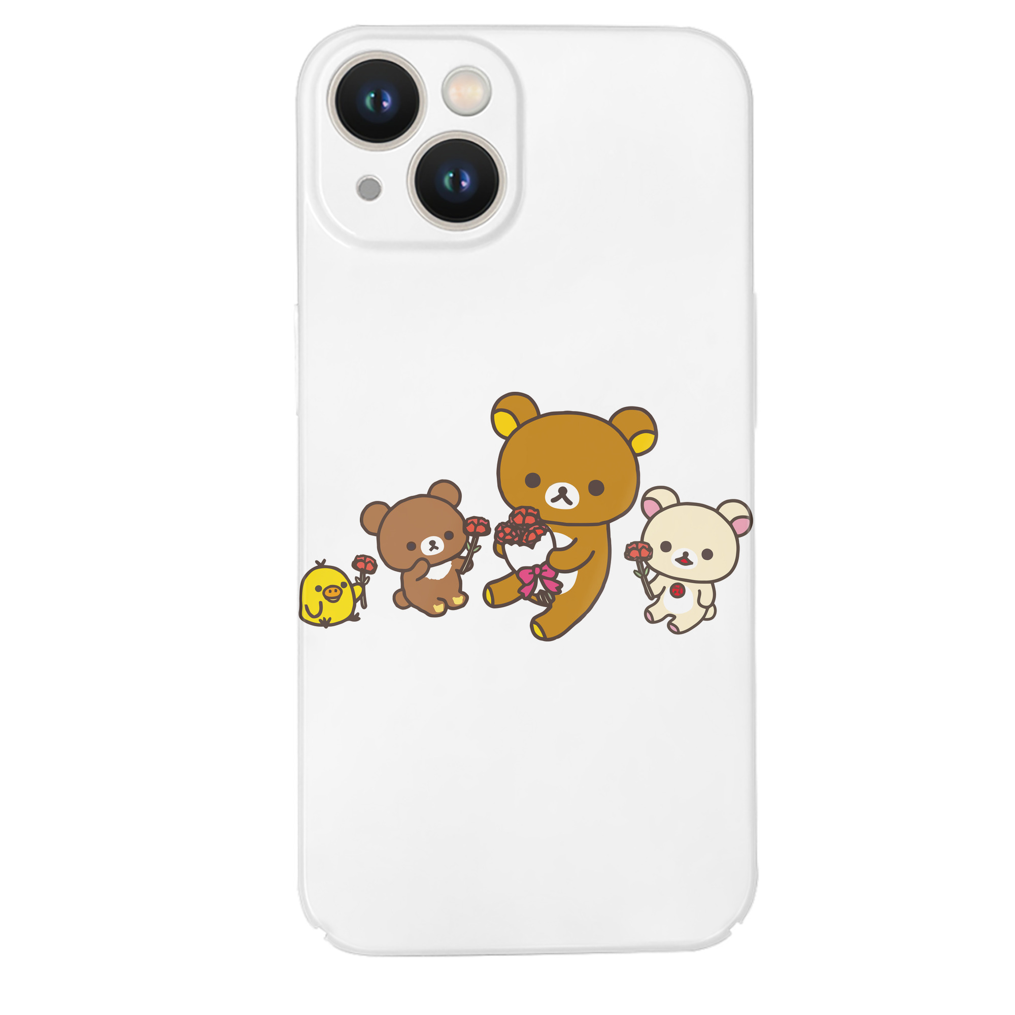 （画像用） リラックマ リラックマ キイロイトリ Rilakkuma Korilakkuma Kiiroitori 【iPhone 14シリーズ対応】ハードケース